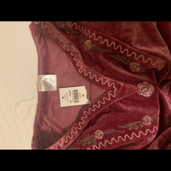 LV Berry Velvet Dress - Picture 4 of 4